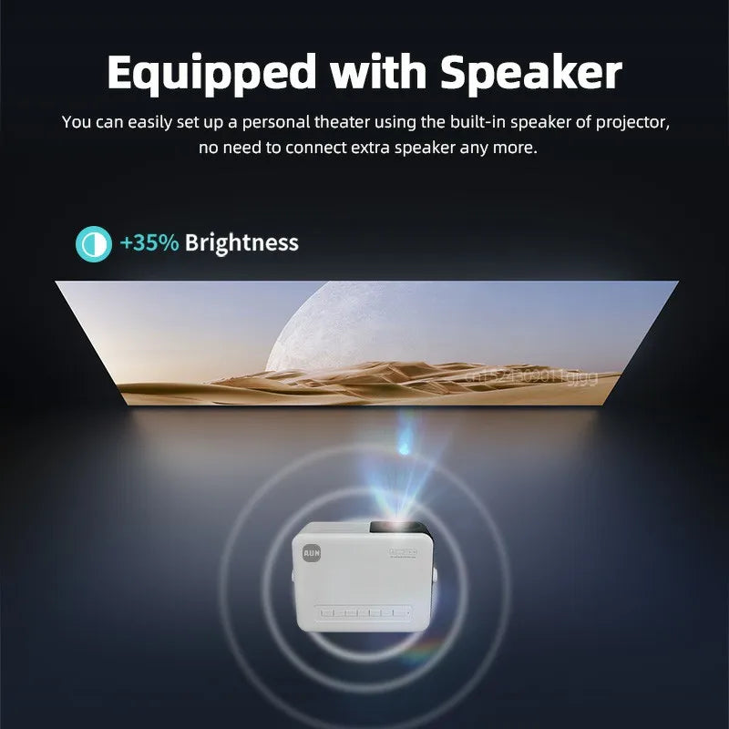 AUN Y3™ Mini Smart Projector