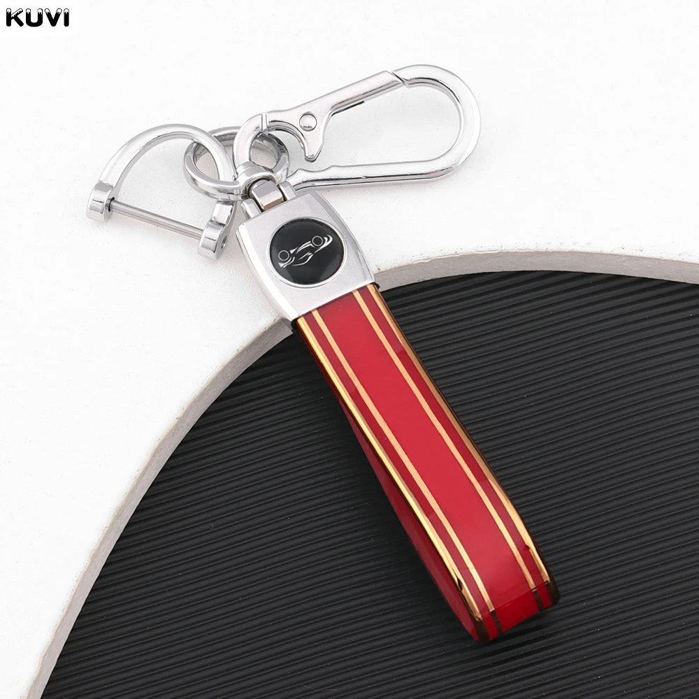 Luxury Rotating Car Keychain – Stylish Key Ring Holder